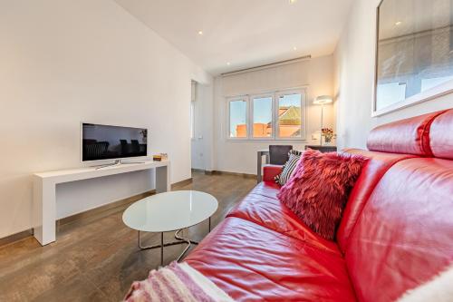 TV a/nebo společenská místnost v ubytování Stay Unique Apartments Eslava Pet Friendly