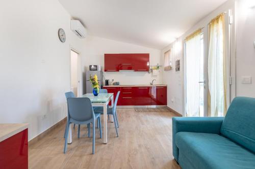 Η κουζίνα ή μικρή κουζίνα στο Agriturismo La Quercia dei Tigli
