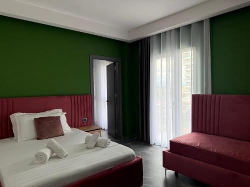 Postel nebo postele na pokoji v ubytování Hotel Leodori 2