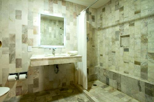 Koupelna v ubytování Hotel Bedd Express Querétaro