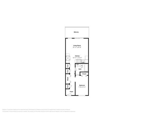 a floor plan of a house at Beach Racquet A117 in Tybee Island