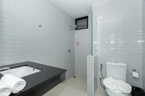 Koupelna v ubytování Anchan Boutique Hotel
