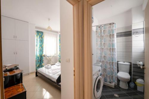 Koupelna v ubytování Anna Apartament