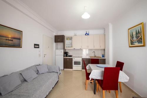 Kuchyň nebo kuchyňský kout v ubytování Anna Apartament