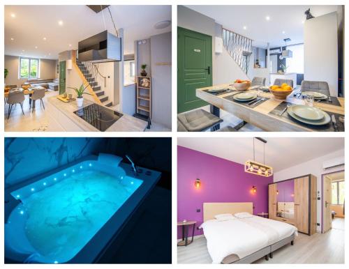 L'escapade Passionnée-Balnéo-Clim-Maison moderne