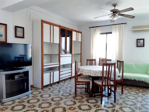 TV a/nebo společenská místnost v ubytování Apartamento Vernissa