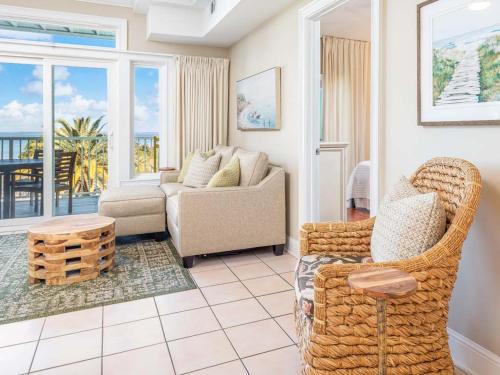 Bay View Villas 203にあるシーティングエリア