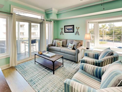 Χώρος καθιστικού στο Bay View Villas 101