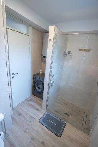Koupelna v ubytování Apartment Spinut