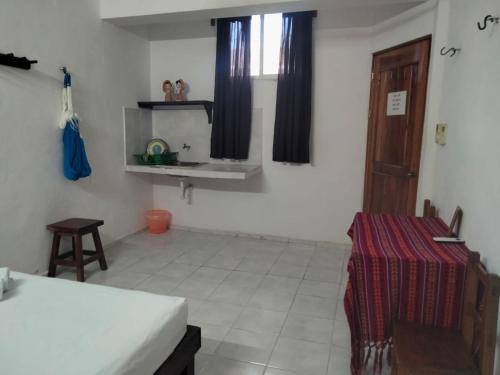 Koupelna v ubytování Casa Azul