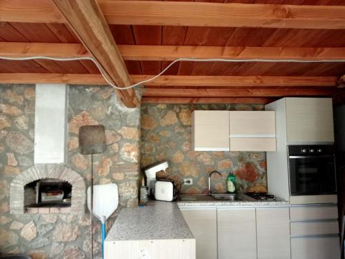 Una cocina o zona de cocina en Casa in campagna