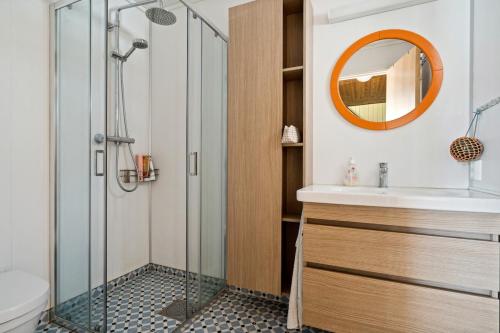 Phòng tắm tại Kvitsand Lofoten adventure