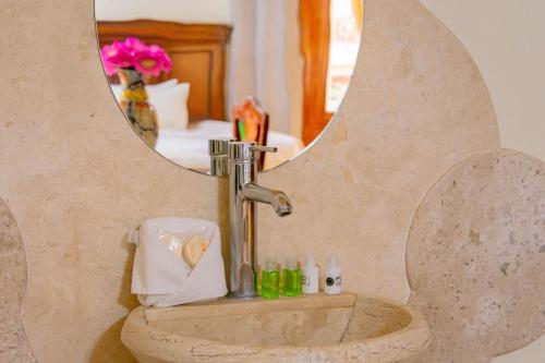 Koupelna v ubytování HOTEL CASONA MISIONES