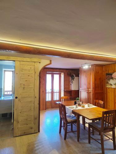 Χώρος καθιστικού στο Chalet Torretta