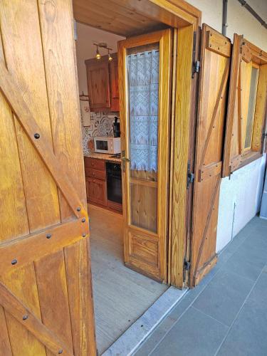 Η κουζίνα ή μικρή κουζίνα στο Chalet Torretta