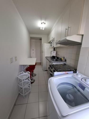 Kuchyň nebo kuchyňský kout v ubytování Refúgio Expo Center Norte