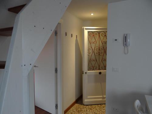 Et badeværelse på appartamento Casanova