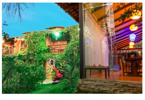 Zahrada ubytování Casa de Frida Pousada Galeria