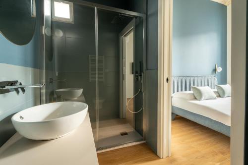 Koupelna v ubytování B&B Yutori 75