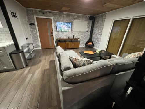 The Honey Bear Cabin Jacuzzi EV Friendly Renovatedにあるテレビまたはエンターテインメントセンター