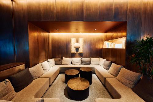 Posezení v ubytování Hamacho Hotel Tokyo