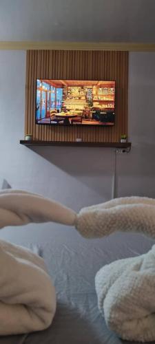 Μια τηλεόραση ή/και κέντρο ψυχαγωγίας στο Jazzy homestay