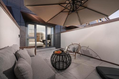 Zona de estar de Atour Hotel Beijing Zhongguancun Software Park West Shangdi Road