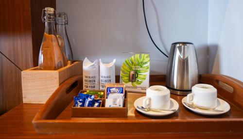 Tetera y cafetera en Mount Xanadu Resorts