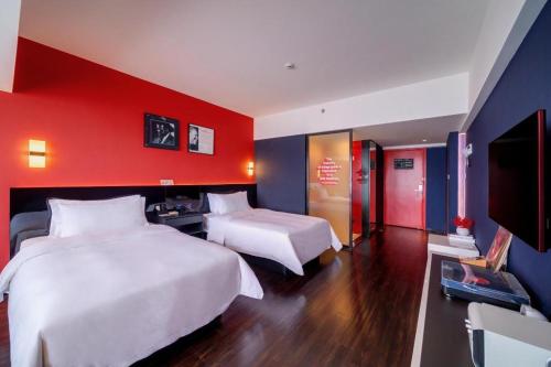 TV o dispositivi per l'intrattenimento presso M Hotel Shenzhen Nanshan