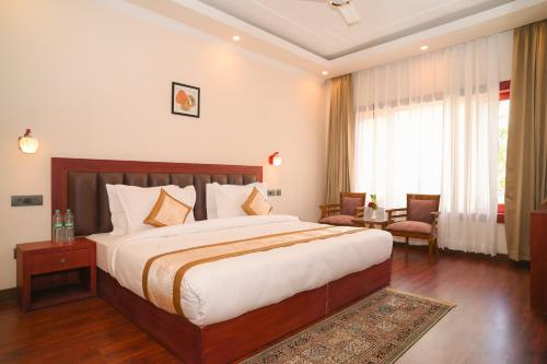 Postel nebo postele na pokoji v ubytování Hotel Ladakh Hills