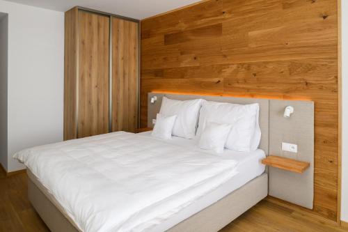 Postel nebo postele na pokoji v ubytování Hotel Schreiner