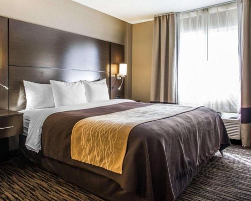 Ένα ή περισσότερα κρεβάτια σε δωμάτιο στο Quality Inn Dayton North - Vandalia