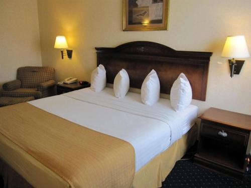 Postel nebo postele na pokoji v ubytování Best Western Stateline Lodge
