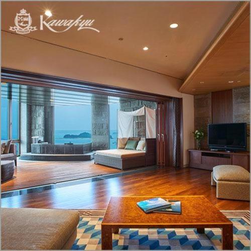 Μια τηλεόραση ή/και κέντρο ψυχαγωγίας στο Hotel Kawakyu