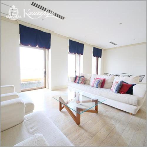 Χώρος καθιστικού στο Hotel Kawakyu