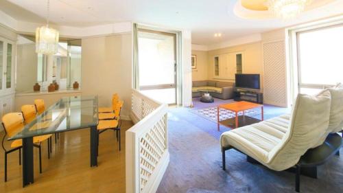 Χώρος καθιστικού στο Hotel Kawakyu