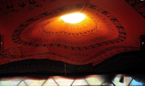 a light on the ceiling of a building at Nest in Penzlin