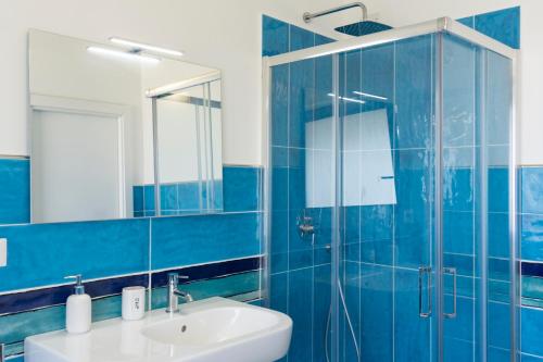 Kúpeľňa v ubytovaní Appartamento in villa Ariel