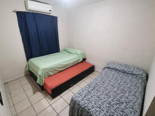Ένα ή περισσότερα κρεβάτια σε δωμάτιο στο Comfortable apartment