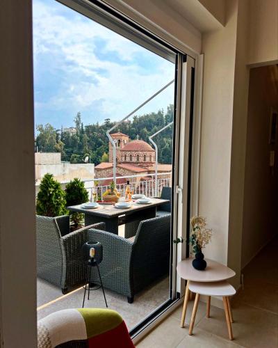 KK Athens Fine Stay -Neos Kosmos-Modern Apartments Opposite Metro with Rooftop Lounge & Acropolis Views