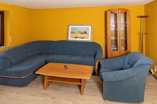 Χώρος καθιστικού στο Ferienwohnung Aurora