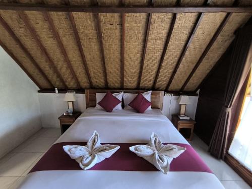 Letto o letti in una camera di Sun Grace Penida Cottage
