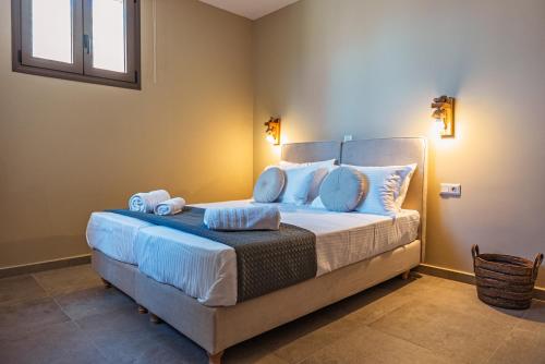 Cama o camas de una habitación en Sole e Mare Villas