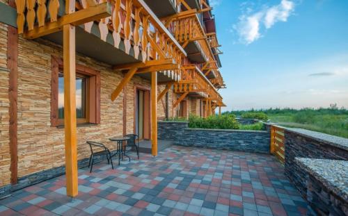Balkón nebo terasa v ubytování Tatragolf Mountain Resort
