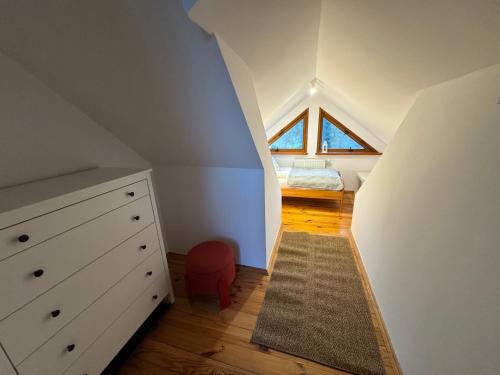 Postel nebo postele na pokoji v ubytování Villa Wejsunka