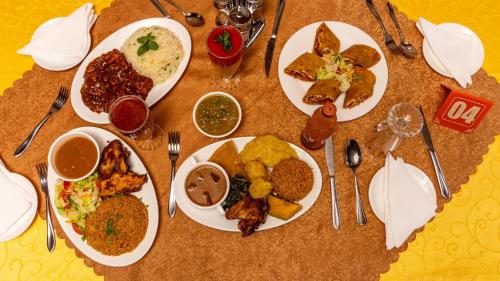 Comida en el hotel o alrededores