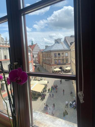 Γενική άποψη της πόλης Λούμπλιν ή θέα της πόλης από  αυτό το διαμέρισμα