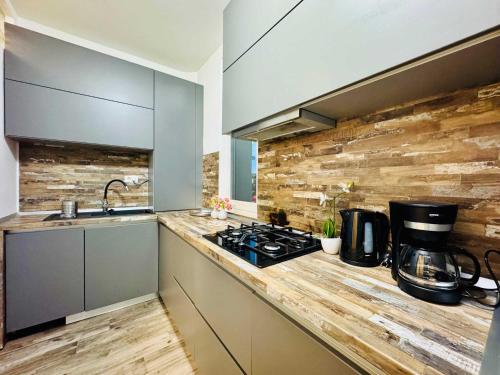 Η κουζίνα ή μικρή κουζίνα στο Joy City Stay Nemoianu 13A-8