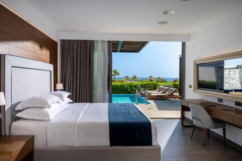 Katil atau katil-katil dalam bilik di Nana Princess Suites Villas & Spa