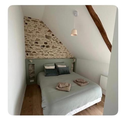 la maison Albanaiseにあるベッド